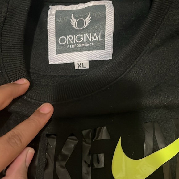 Nike sweater . Wore once. Doesn’t fit me anymore. - Picture 2 of 2